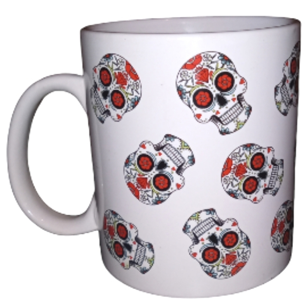Day of the Dead Sugar Skull Coffee Mug